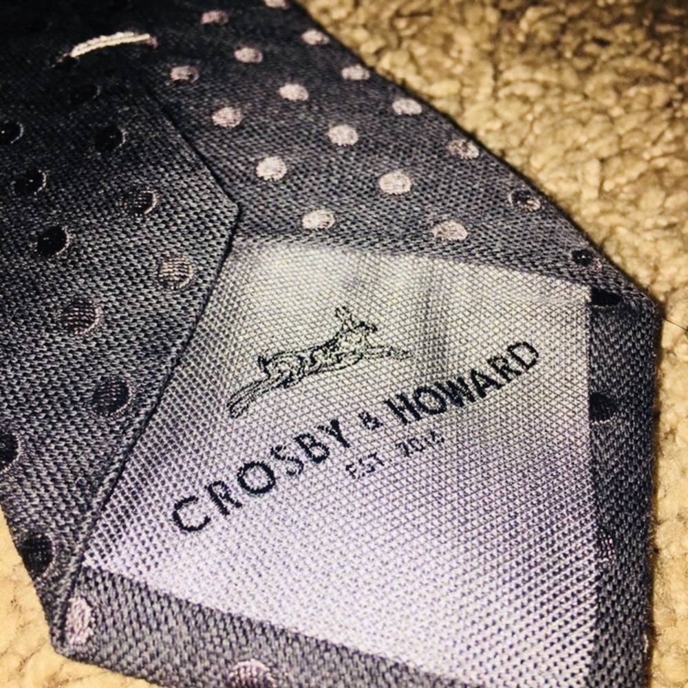 Crosby & Howard Grey Tie